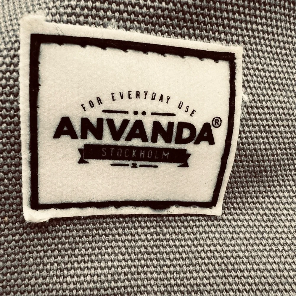 ANVANDA OF STOCKHOLM MULTI-PURPOSE CANVAS & LEATHER TRAVEL BAG NWOT